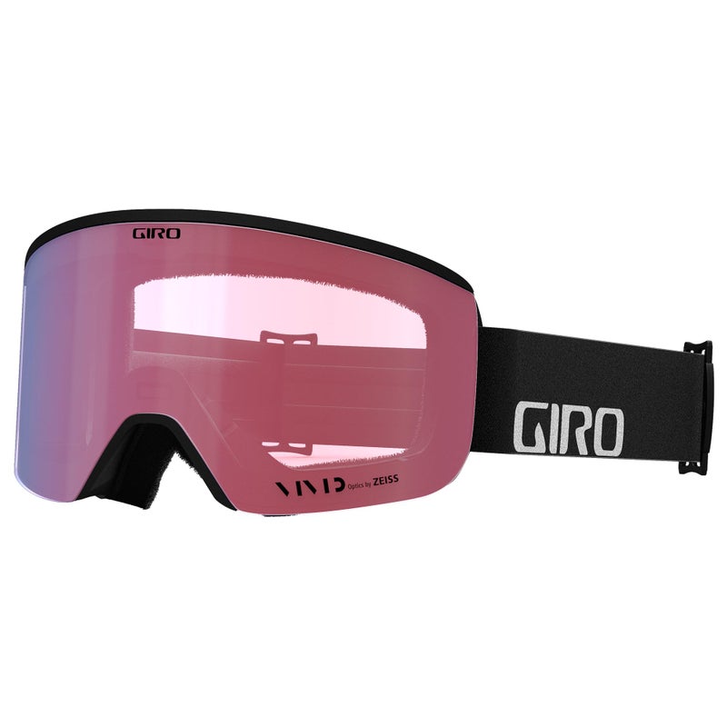 Giro Axis Asian Fit Ski Goggles - Snowboard Goggles for Men - Black Wordmark - Vivid Emerald/Vivid Infrared - Image 3