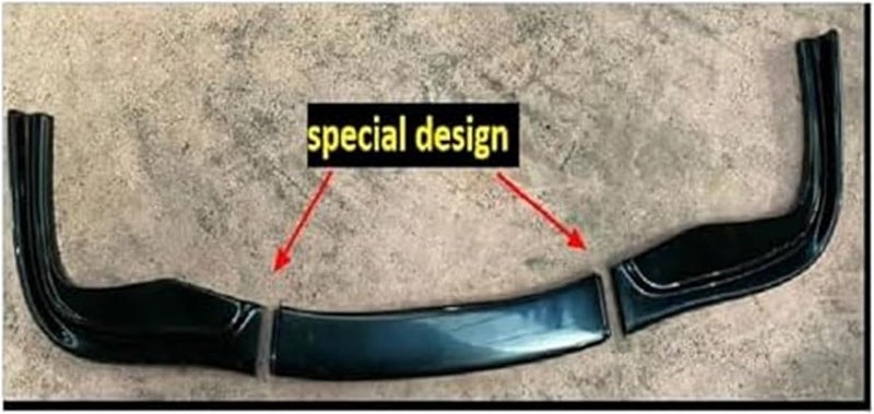 QASULER Front Bumper Lip Splitter for BMW 5 Series E39 - Image 2