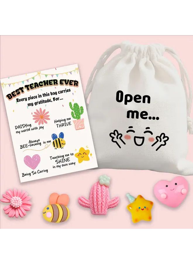 Thank You Teacher Gift Bag With Card For Graduation Birthdays Small Businesses - Image 4