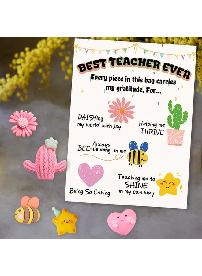 Thank You Teacher Gift Bag With Card For Graduation Birthdays Small Businesses - Image 3