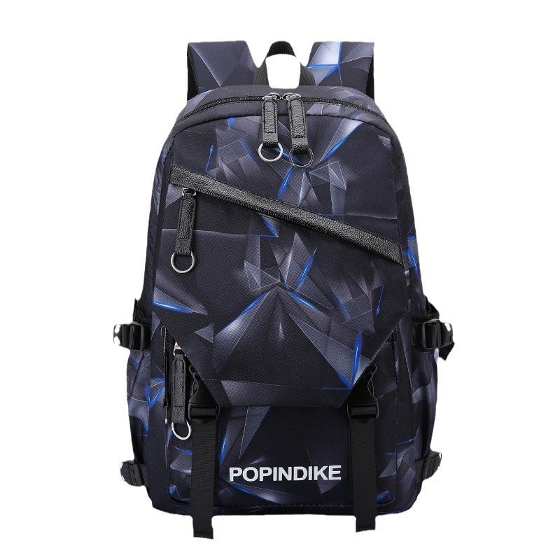 Schoolbags For Men, Elementary School, Junior High School, High School, University, Lightweight, Fashionable, Trendy Schoolbags, Large-Capacity Backpacks, Casual Backpacks - Image 5