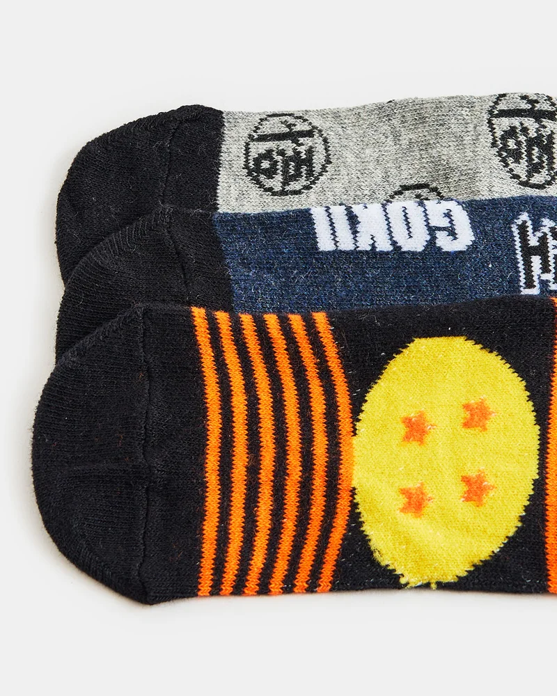 ردتاغ Boys Assorted Ankle Length Socks (3 Pairs)