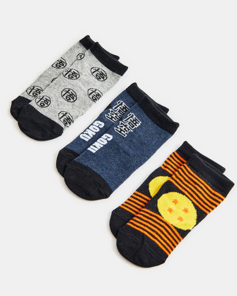 ردتاغ Boys Assorted Ankle Length Socks (3 Pairs)