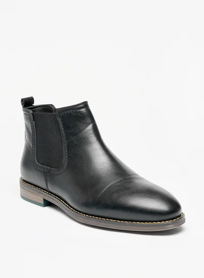 LBL Men Solid Slip-On Chelsea Boots