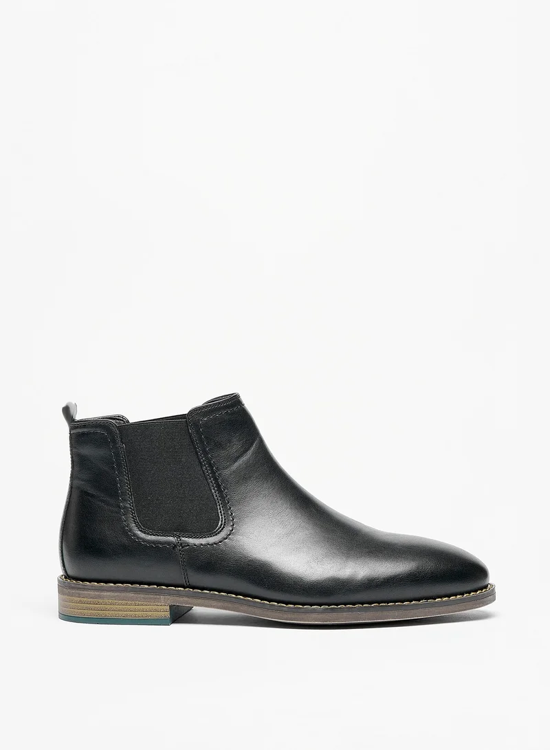 LBL Men Solid Slip-On Chelsea Boots
