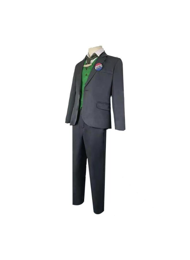 Loki Cos Clothing - The Full Set Of Men's Cosplay Outfit Exactly Matching The Character Of Loki From The First Season Of The Show - Image 2
