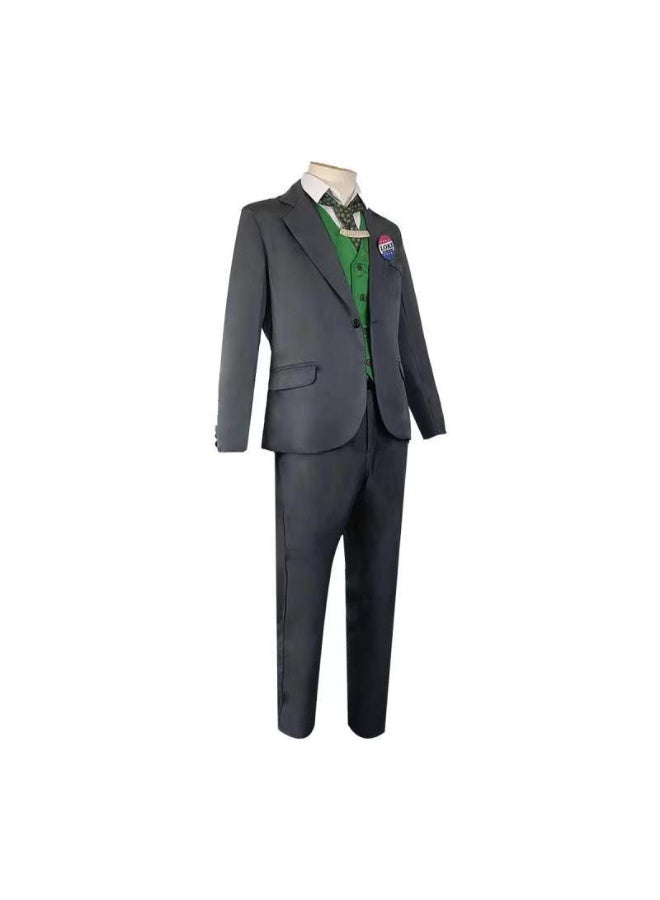 Loki Cos Clothing - The Full Set Of Men's Cosplay Outfit Exactly Matching The Character Of Loki From The First Season Of The Show - Image 4