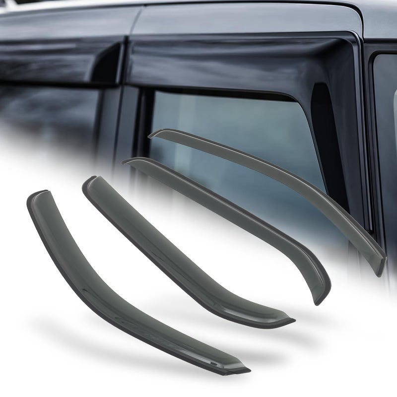 MAUTO Window Visors RainSun Guards Compatible with 0515 Nissan Xterra TapeOn Car Window Deflectors 4PCS