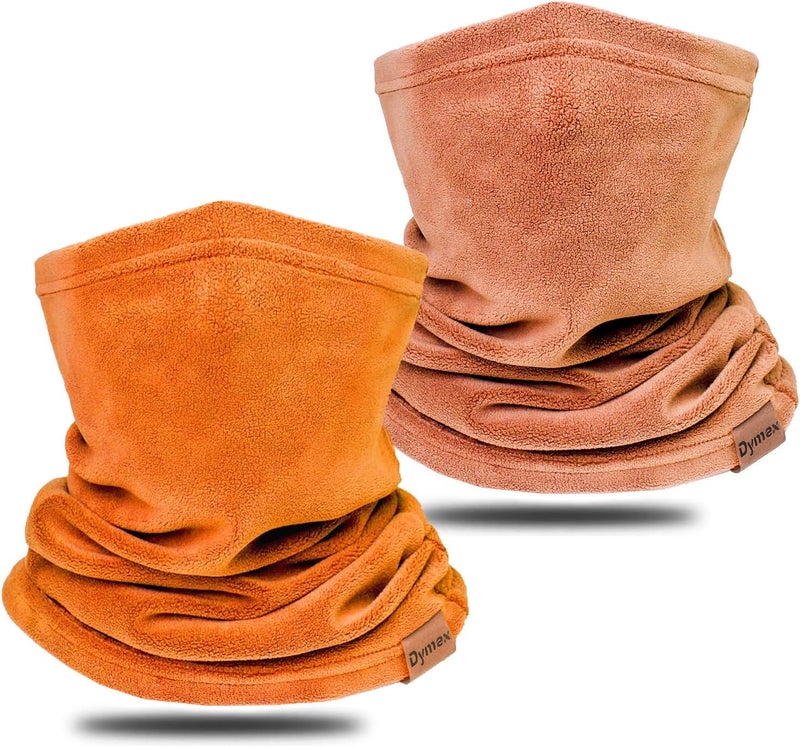 Dymex Neck Warmer Winter Neck Gaiter Face Mask Balaclavas for Women Men, Soft Fleece Face Cover Mask for Skiing Motorcycle-2 Pack - Image 1