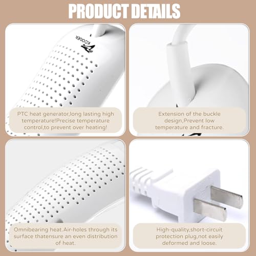 KOODER Boot Dryer,Shoe Dryer,Foot Dryer ! Eliminate bad odor and dry shoes! - Image 3