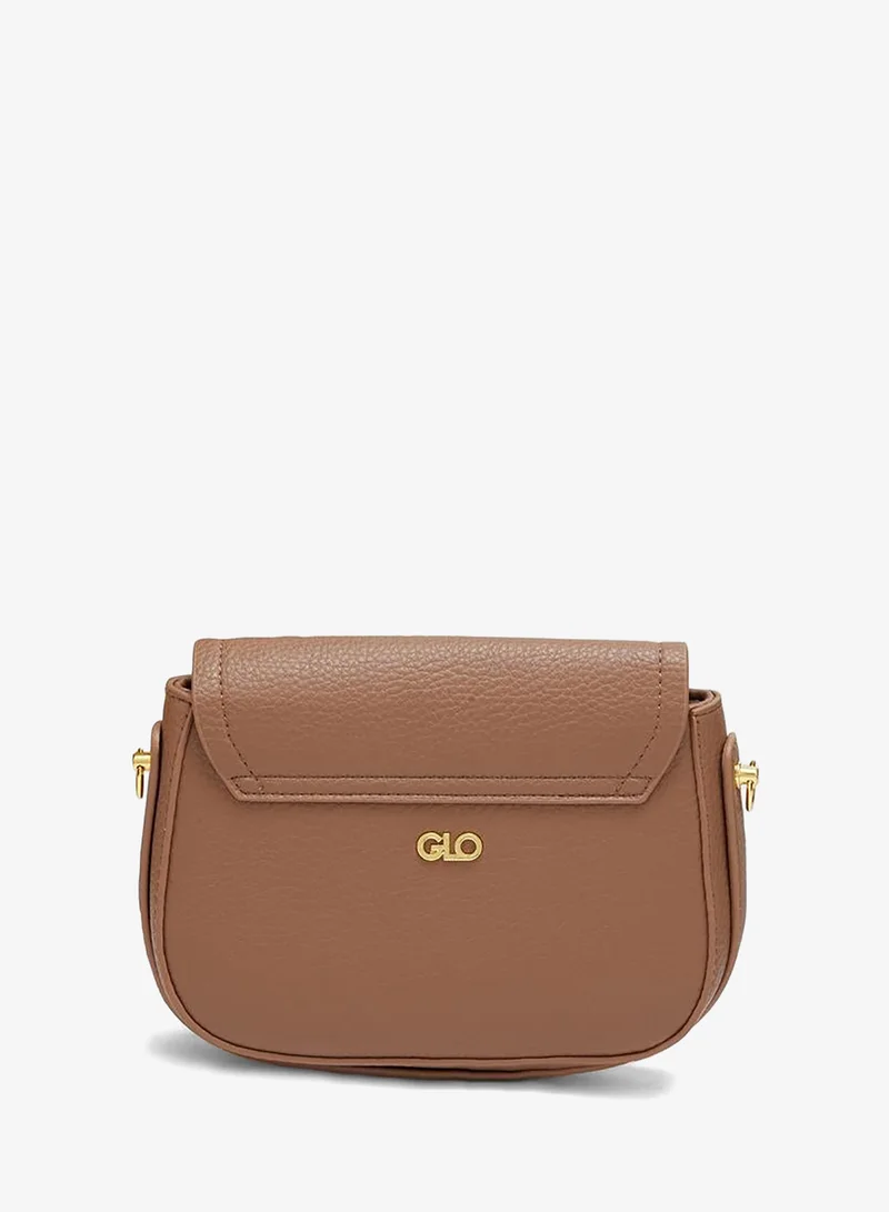 Globus  Brown Textured Crossbody Bag for Women | Best Price UAE