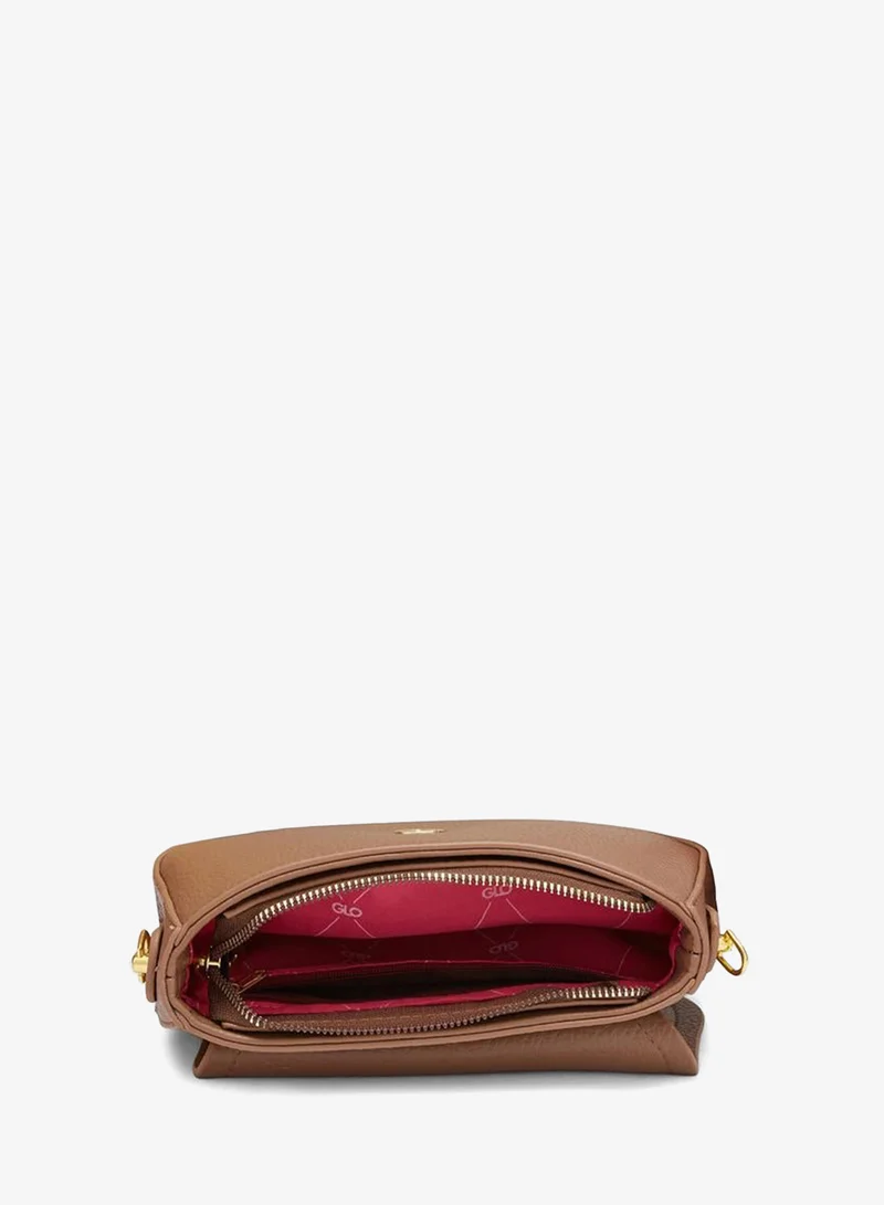 Globus  Brown Textured Crossbody Bag for Women | Best Price UAE