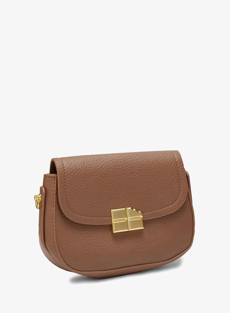 Globus  Brown Textured Crossbody Bag for Women | Best Price UAE