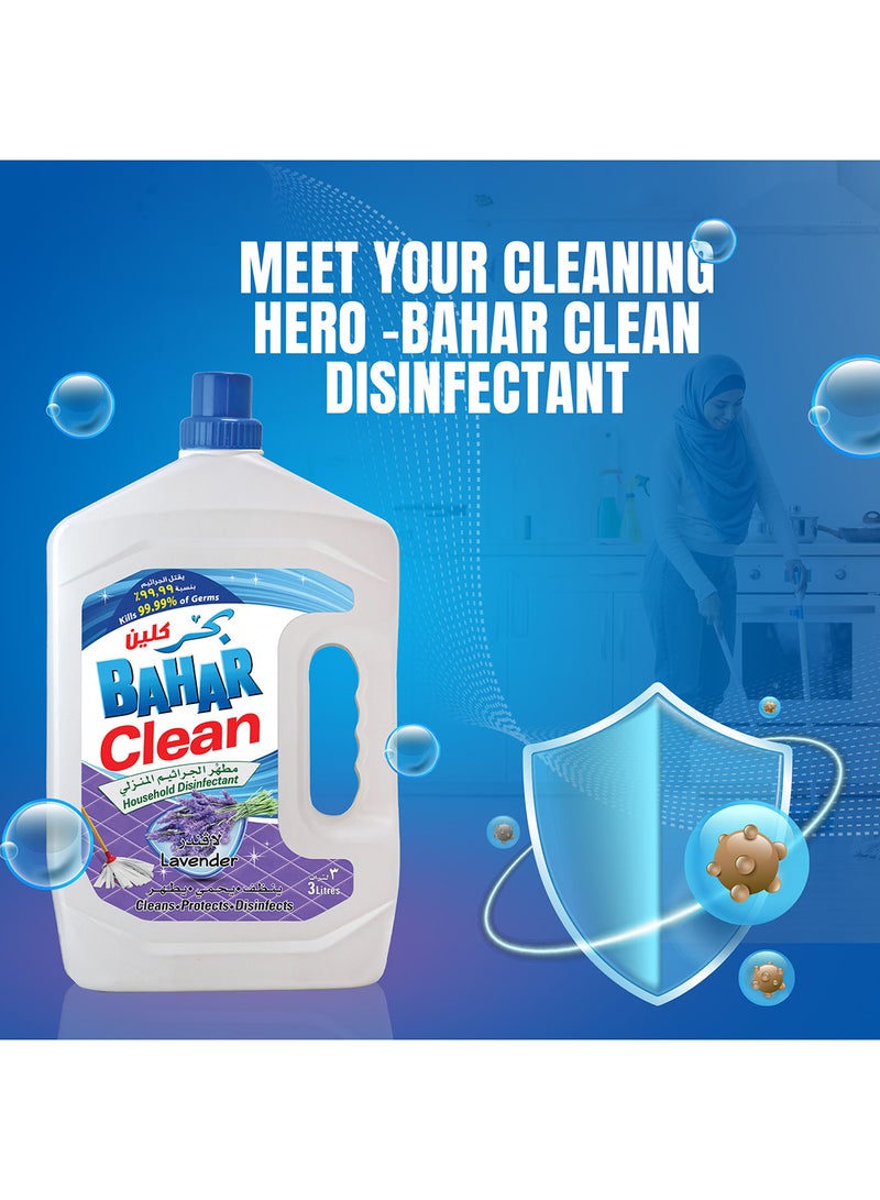 Bahar Clean Disinfectant Lavender 3L - Image 2