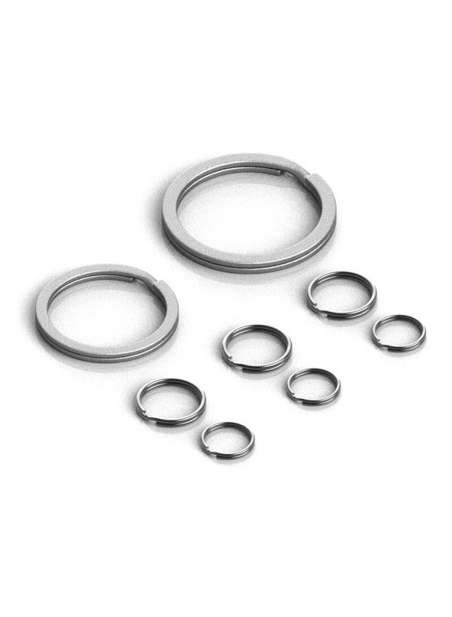 Laben Titanium Alloy Key Ring, Keychain, Quick-release Hook, Car Flat Ring, Flat Round Ring, Key Ring Accessory - Image 1