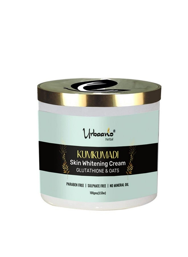 Urbaano herbal Skin Brightening Kumkumadi Face Cream With Glutathione & Oats - A Hydrating Glowing Replenishing Face Cream - 100Gm - Image 1
