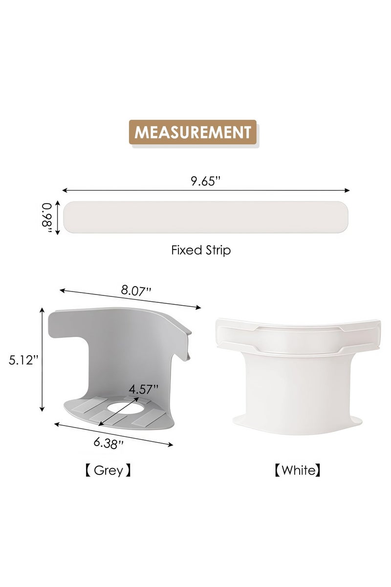 4 قطع من ملاءات السرير للزوايا مناسبة لأسرة الملكة والملك، سهلة التركيب، مصنوعة من مادة ABS+PP المتينة - مثالية للملاءات المجهزة، ووسائد المراتب والأغطية المقاومة للماء - Image 2