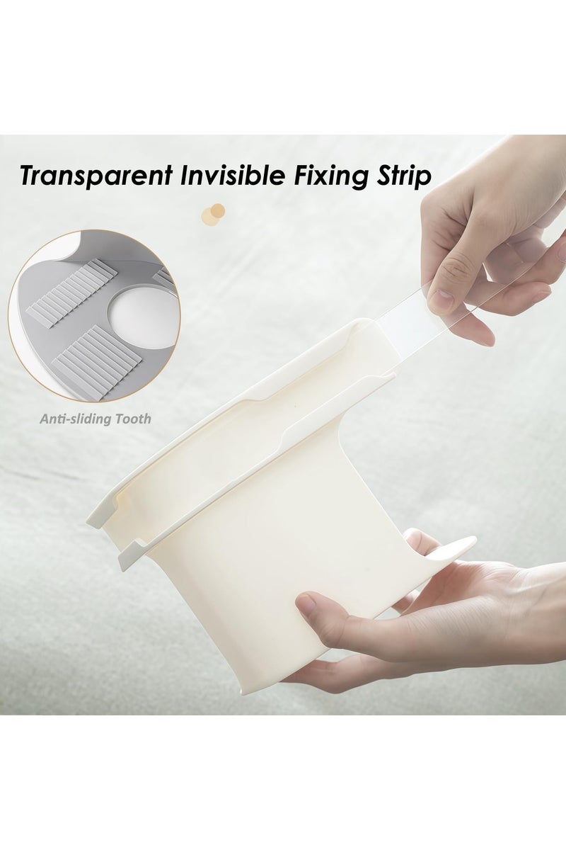 4 قطع من ملاءات السرير للزوايا مناسبة لأسرة الملكة والملك، سهلة التركيب، مصنوعة من مادة ABS+PP المتينة - مثالية للملاءات المجهزة، ووسائد المراتب والأغطية المقاومة للماء - Image 3