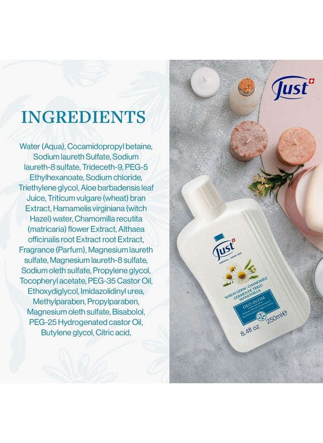 SwissJust - Swiss Just Deo Intim Cleansing Gel 250Ml. Feminine Wash Formulated With Rich Ingredients. A Delicate Cleansing Gel And Ph Balancing Cleanser. Moisturizing Feminine Care & Gentle Intimate Wash - Image 1