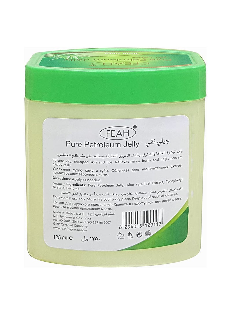 FEAH Petroleum Jelly for Dry Skin Moisturizer Natural Petroleum Jelly for Minor Wounds Scratches and Burns Jelly for Baby Care and Personal Care (ALOE VERA PETROLEUM JELLY) - Image 2