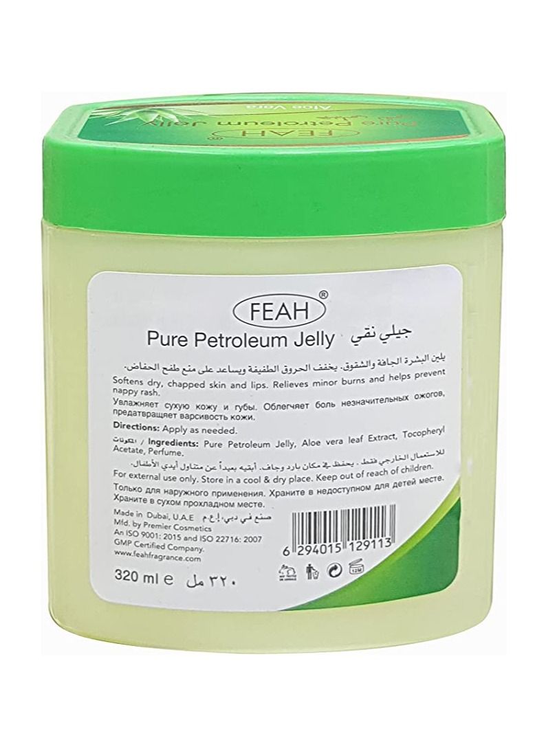 FEAH Petroleum Jelly for Dry Skin Moisturizer Natural Petroleum Jelly for Minor Wounds Scratches and Burns Jelly for Baby Care and Personal Care (ALOE VERA PETROLEUM JELLY) - Image 3