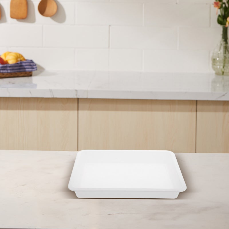 🍳 ٤ أطباق بلاستيكية قابلة للتكديس لتنظيم الحرف والمشاريع اليدوية للمطبخ والحمام وغرفة الفن - Image 3