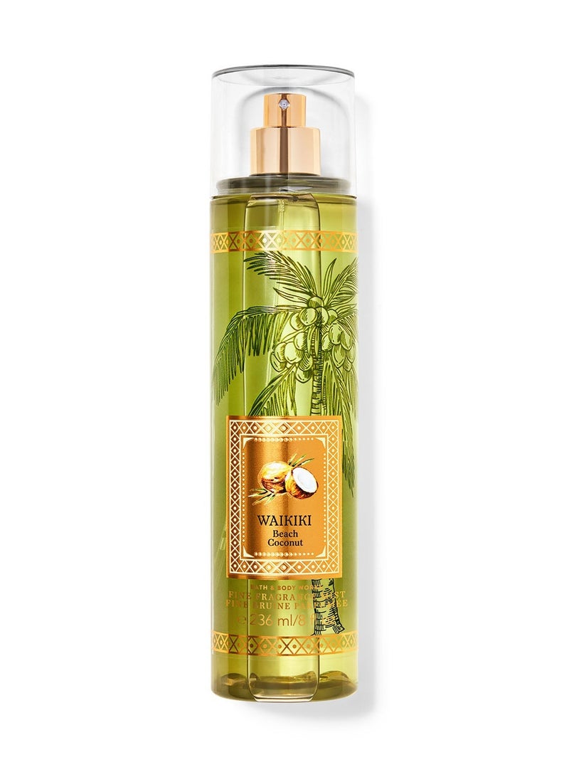 Bath & Body Works Waikiki Beach Coconut Fine Fragrance Mist