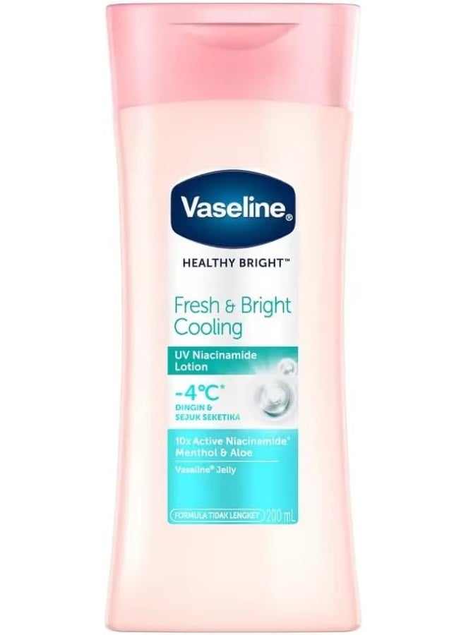 Vaseline Healthy Bright Fresh And Bright Cooling Uv Lotion 200Ml - Image 1
