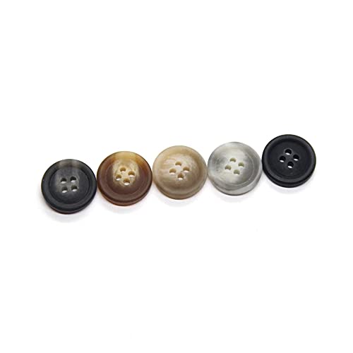 vingol 20 PCS Colorful Coat Big Buttons for Clothing Large Windbreak Suit Sweater Decoration Handmade DIY Accessories Wholesale (Beige, 15mm) - Image 5