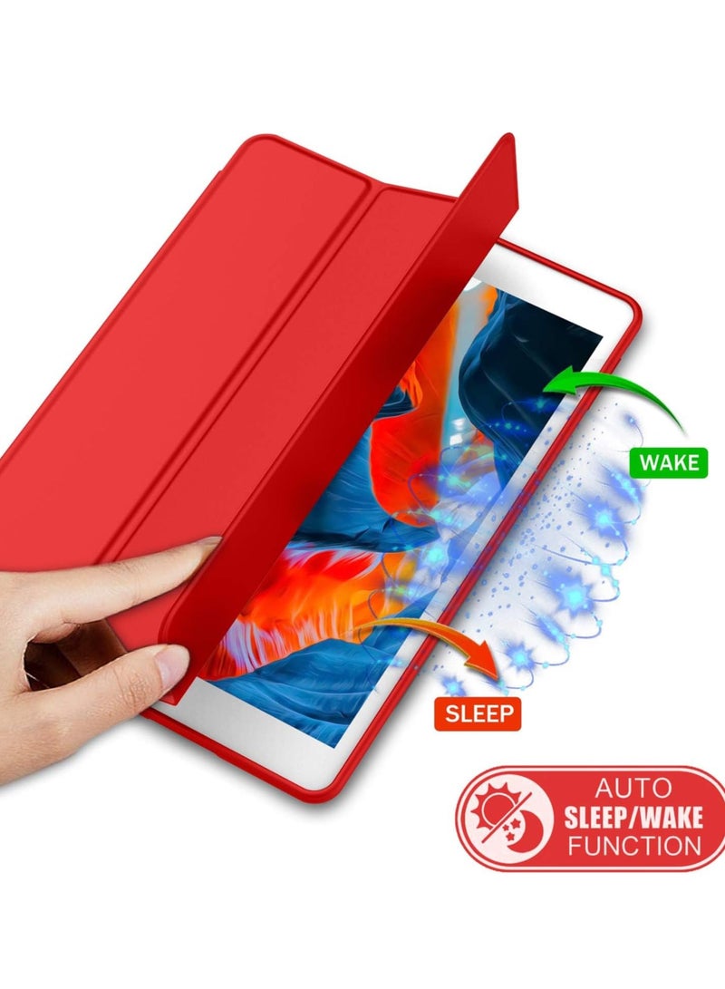 DUSALA iPad 9th 8th 7th Generation case 2021 2020 2019 iPad 10.2-Inch Case with Pencil Holder Sleep Wake Slim Soft TPU Back Smart Magnetic Stand Protective Cover Cases - Image 2