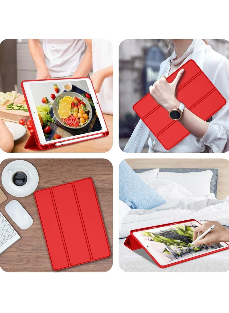 DUSALA iPad 9th 8th 7th Generation case 2021 2020 2019 iPad 10.2-Inch Case with Pencil Holder Sleep Wake Slim Soft TPU Back Smart Magnetic Stand Protective Cover Cases - Image 4