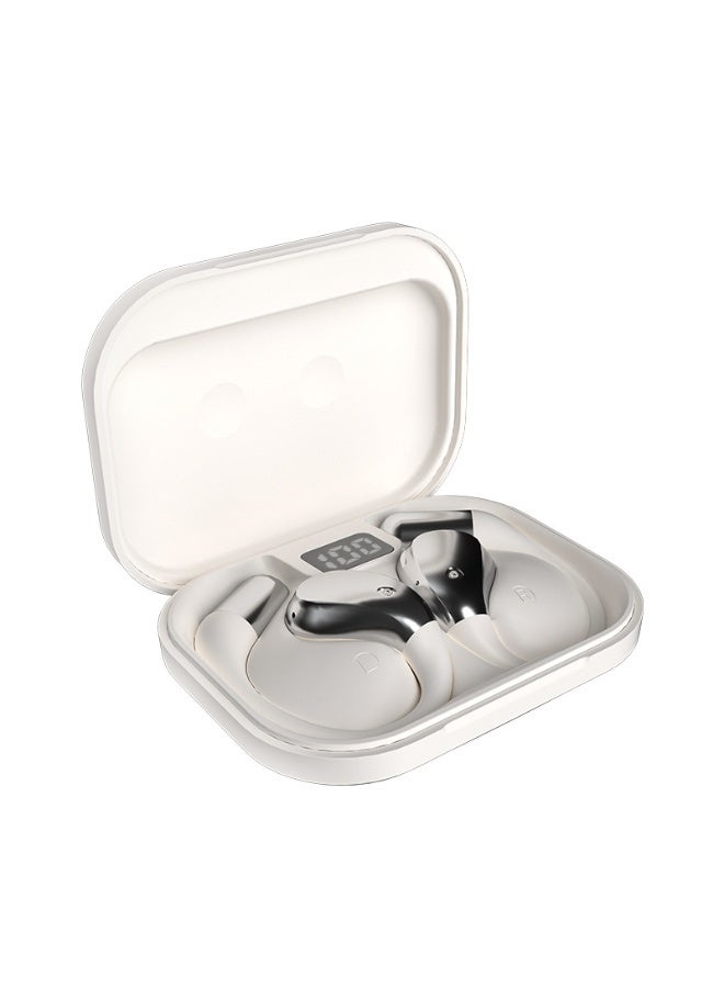 Open-back Headphones Bluetooth 5.4 Headphones Air Conduction Wireless Headphones 360° Stereo Surround Sound Ultra-light Sports Earbuds with Ear Hooks Compatible with IPhone and Android - Image 1