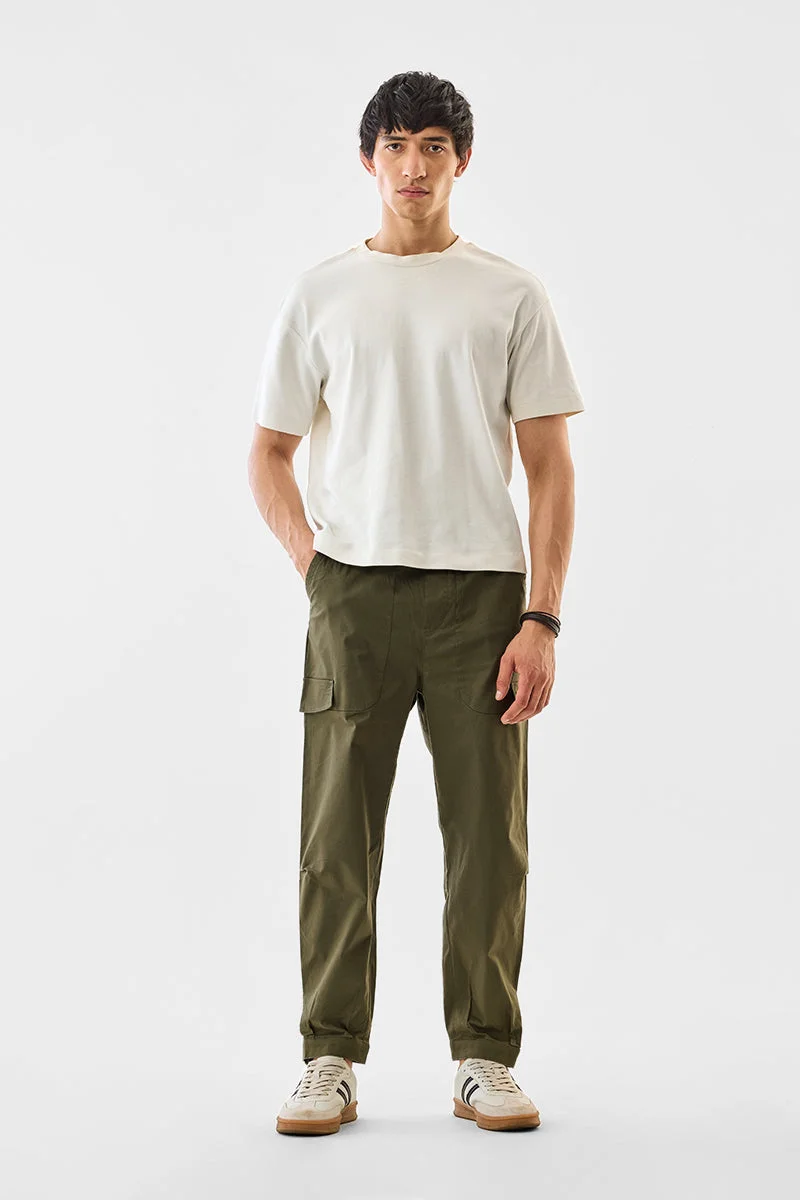 SNITCH بنطلون رياضي بقصة عادية وأساور قابلة للتعديل