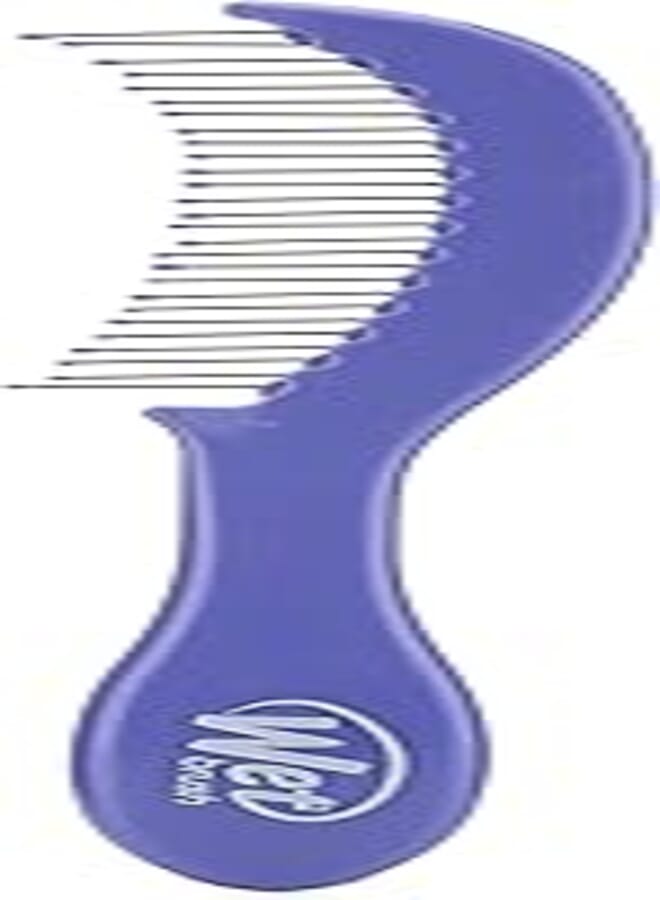 Wet Brush Thin Detangler Comb - Purple, Custom Care - All Hair Types - Ultra-Soft IntelliFlex Bristles Glide Through Tangles with Ease - Pain-Free Comb for Men, Women, Boys and Girls