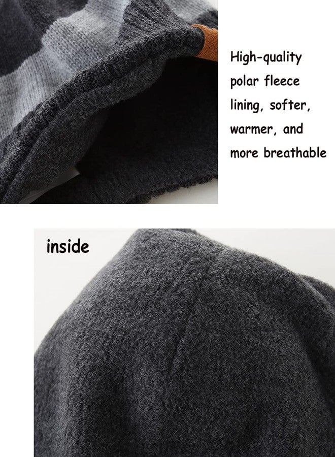 AHAHA Baby Winter Hat Kids Beanies with Earflap Upgrade Fleece-Lined Skiing Toddler Hat - Image 5