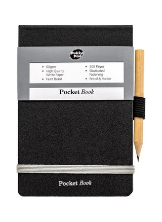 A7 Size Pocket Notebook With Elastic Closure And Pencil - pzsku/Z1720D575868BB0920659Z/45/_/1734249516/a9d2ceab-dae9-4e64-acc2-e691f7948975