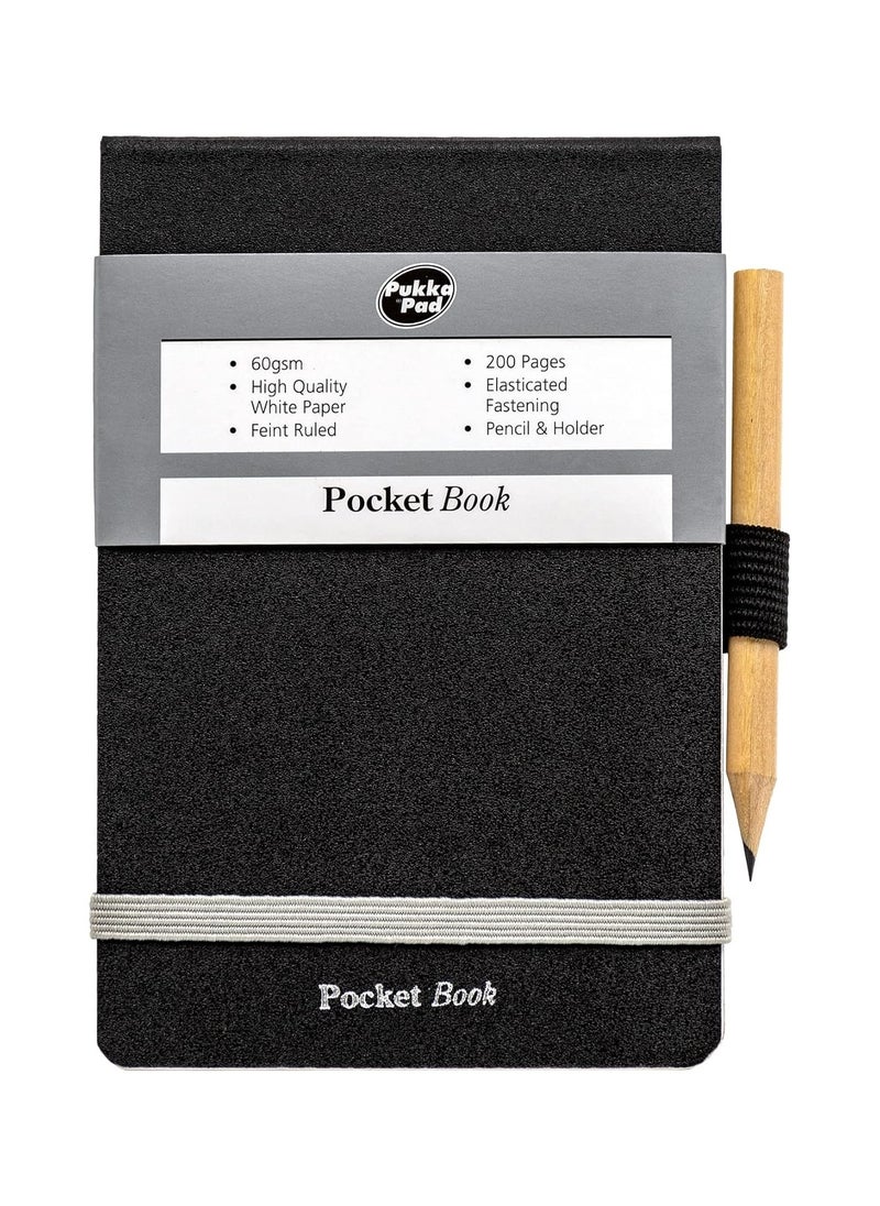 Pukka Pad - A7 Size Pocket Notebook With Elastic Closure And Pencil - Image 1