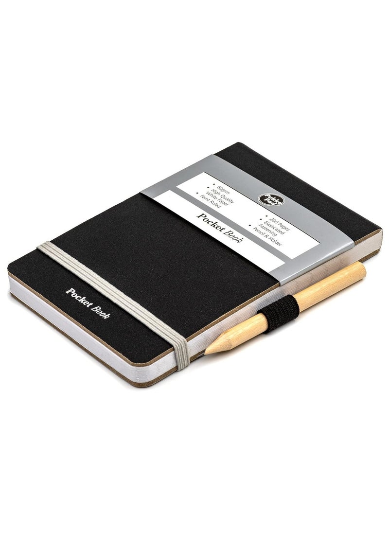 Pukka Pad - A7 Size Pocket Notebook With Elastic Closure And Pencil - Image 1