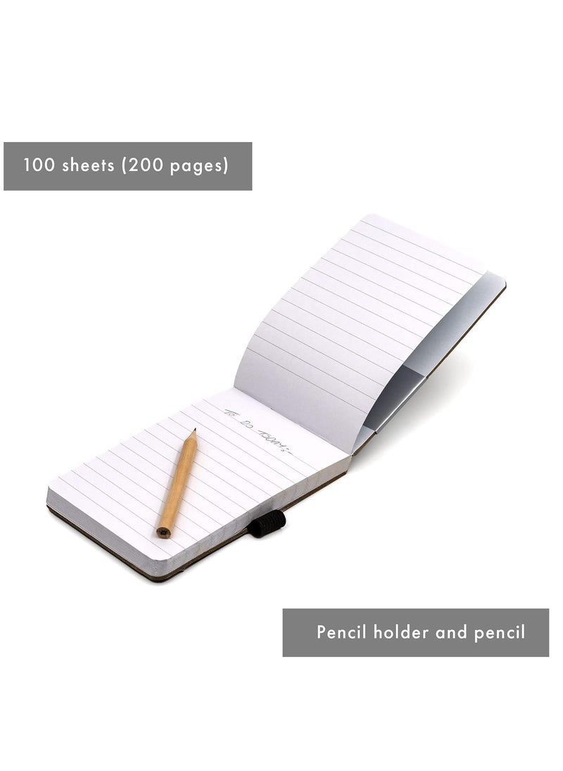 Pukka Pad - A7 Size Pocket Notebook With Elastic Closure And Pencil - Image 1