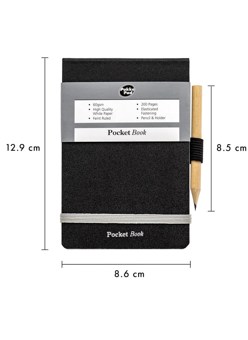 Pukka Pad - A7 Size Pocket Notebook With Elastic Closure And Pencil - Image 1