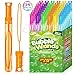 spring flower SpringFlower Bubble Wand Bubble Wands Bulk Bubble Party Favor Supply for Summer Indoor Outdoor Activities Bubble Solution Summer Toy in 6 Colors Birthday24 Pack - Image 2