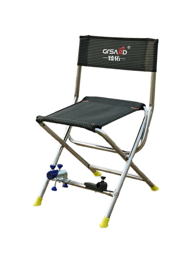 Grsaed Fishing Chair, Outdoor Portable Folding Chair, Stool, Thickened Leisure Chair, Outdoor Fishing Chair With Gun Rest Stand - Image 3