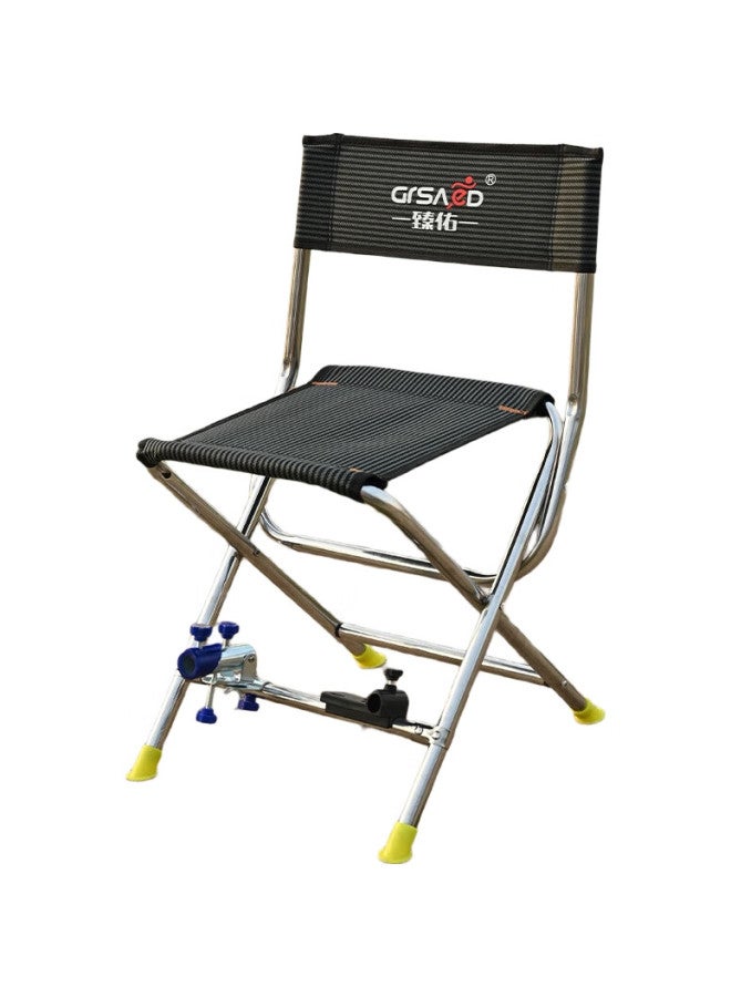 Grsaed Fishing Chair, Outdoor Portable Folding Chair, Stool, Thickened Leisure Chair, Outdoor Fishing Chair With Gun Rest Stand - Image 2