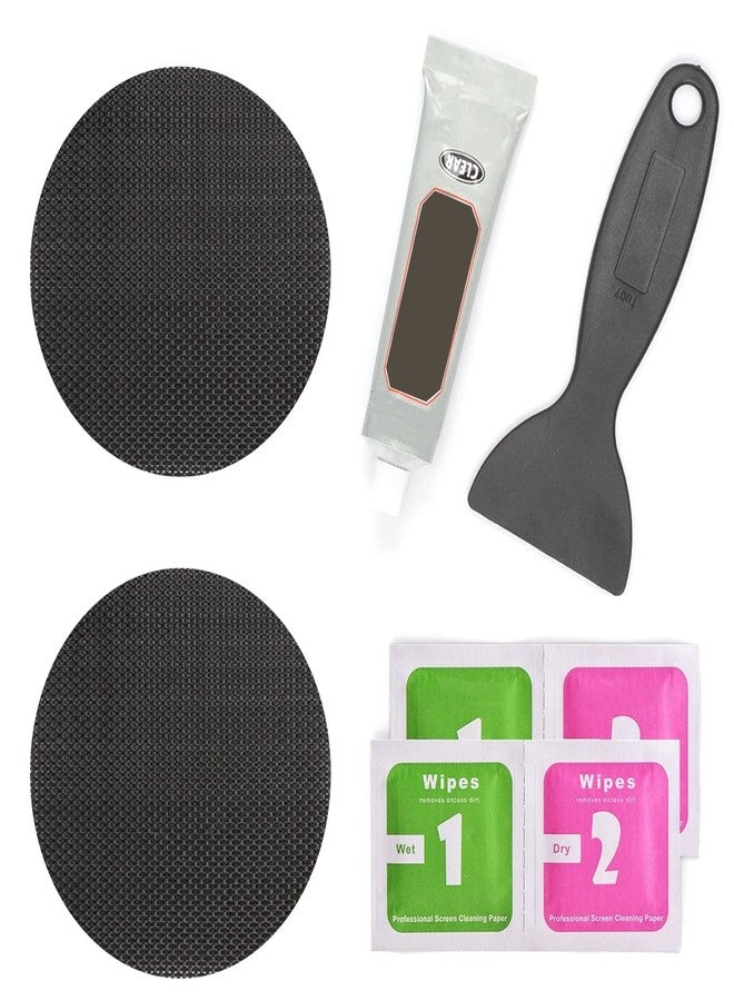 ifeolo Hareyou Trampoline Patch Repair Kit 4 inch Circle On Patches | Repair Trampoline Mat Tear or Hole - Pack of 4 - Image 1
