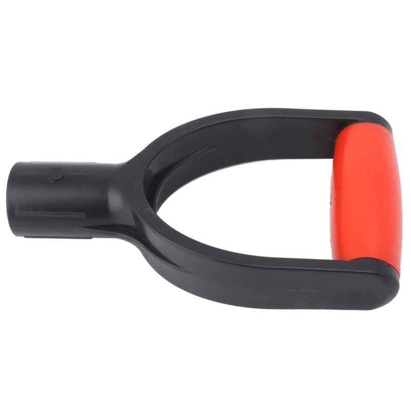 Red Black PVC Snow Shovel Lightweight Nonslip Handle for Snow Clearing and Garden Raking - Image 3