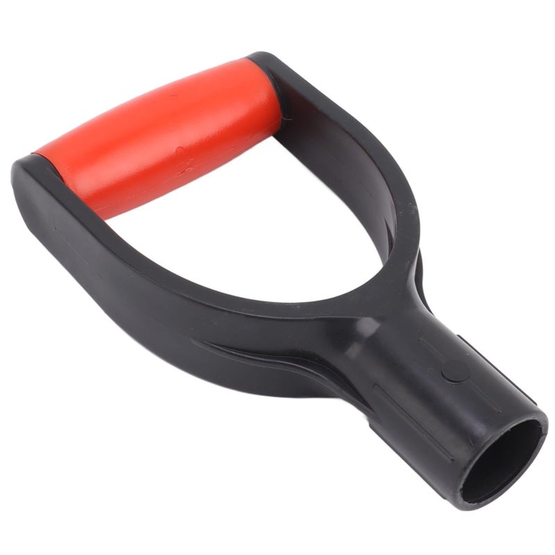 Red Black PVC Snow Shovel Lightweight Nonslip Handle for Snow Clearing and Garden Raking - Image 5