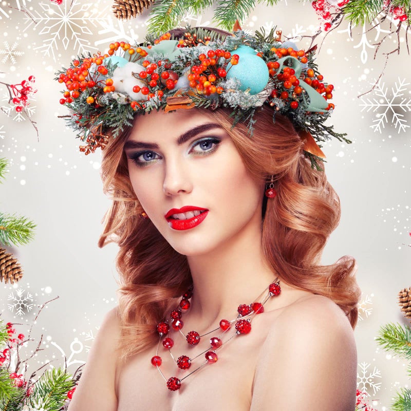 BBTO توت هولي الاصطناعي من بي بي تي أو على سيقان سلكية 250 ساق مع 500 قطعة توت مزيف بقطر 8 مم لتزيين شجرة عيد الميلاد واستخدامات الحرف اليدوية وهدية حفلات الزفاف (أصفر أحمر) - Image 3