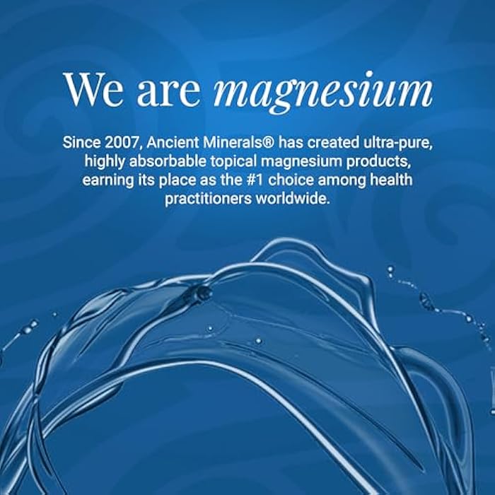 Ancient Minerals Magnesium Oil Spray Sensitive All-New Sensitive Formula with Allantoin, Organic Chamomile, and Organic Aloe Vera (4oz) - Image 2