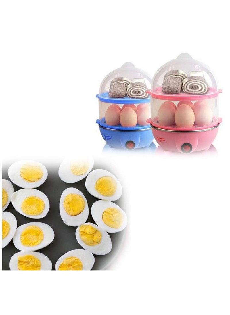 Generic - Multi Function 2 Layer Electric Food And 14 Egg Cooker Boilers And Steamer Egg Poacher Home Machine Egg Boiler With Egg Tray - Image 1