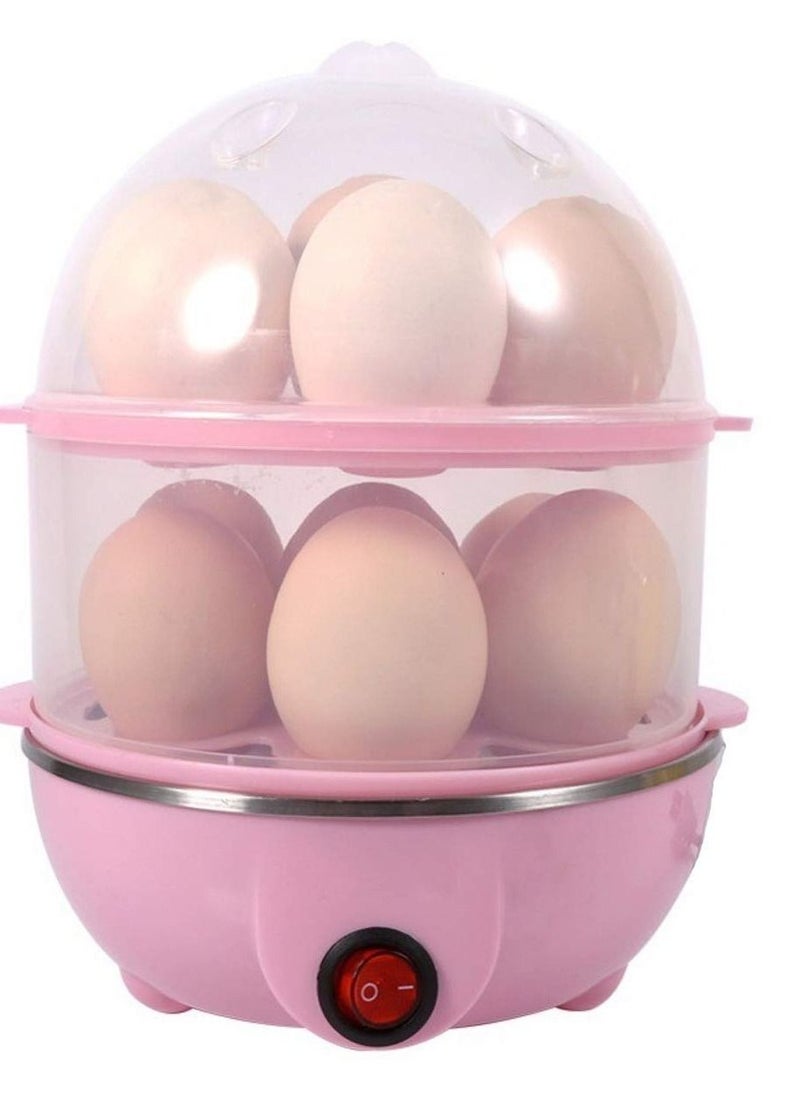 Generic - Multi Function 2 Layer Electric Food And 14 Egg Cooker Boilers And Steamer Egg Poacher Home Machine Egg Boiler With Egg Tray - Image 1